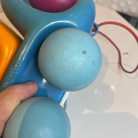 Vintage 1972 Tonka Toddlers Perky 🍐🛻Pear Mixer Toy Truck Pull-along - Picture 14 of 14